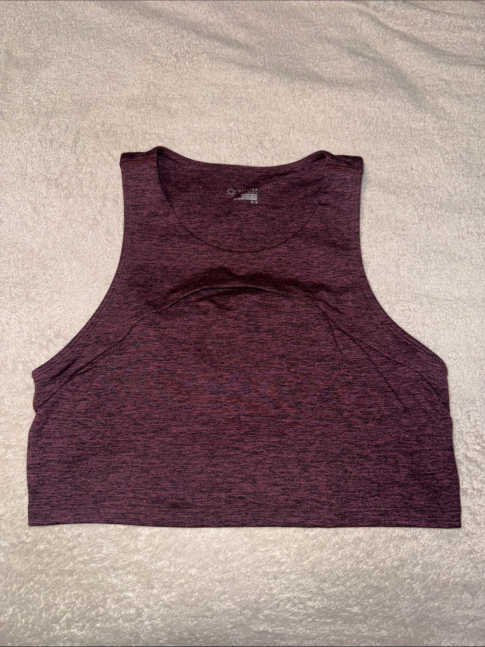Purple Heather OFFLINE by Arie Sport Tank/ Bra